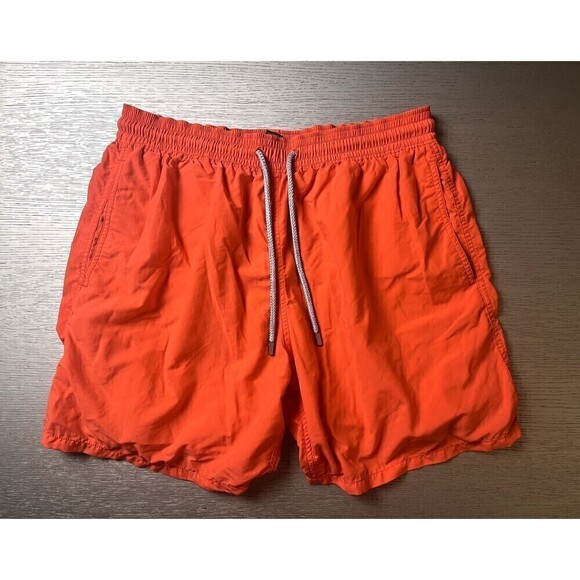 Vilebrequin Boardshorts Mens 2XL Orange 7" Inseam Swim Trunks - Picture 1 of 7